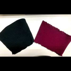 Pink-Victoria Secret Cropped Tube Top